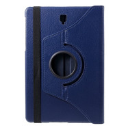 Litchi Grain 360 Degree Rotary Stand Leather Case Cover for Samsung Galaxy Tab S4 10.5 T830/T835 - Dark Blue