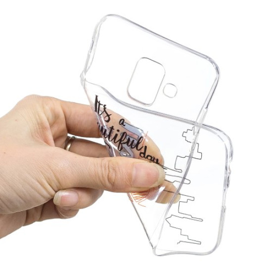 Θήκη Σιλικόνης TPU για Samsung Galaxy A6 (2018) - Life Quote Samsung Θήκες Κινητών