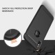Carbon Fiber Texture Brushed TPU Mobile Phone Casing for iPhone XS Max 6.5 inch - Black Apple Cases Mobile