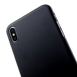 Double-Sided Matte TPU Back Phone Shell for iPhone XS Max 6.5 inch - Black