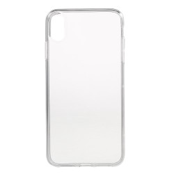 Θήκη Σιλικόνης TPU Ημιδιάφανη για iPhone XS Max - Γκρι