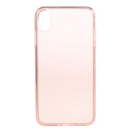 Θήκη Σιλικόνης TPU Ημιδιάφανη για iPhone XS Max - Ροζ