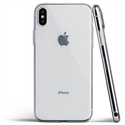 Clear TPU Soft Super Thin Phone Protective Back Cover for iPhone XS Max 6.5 inch - Transparent