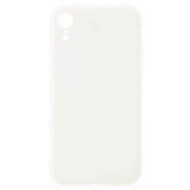 Anti-fingerprint Matte TPU Mobile Phone Casing for iPhone XR 6.1 inch - White