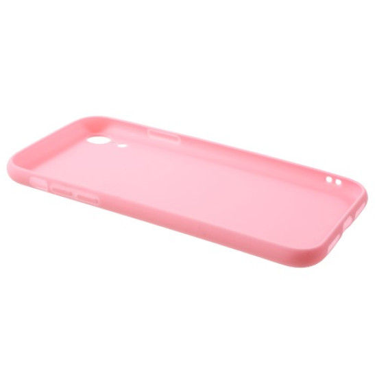 Anti-fingerprint Matte TPU Protector Phone Shell for iPhone XR 6.1 inch - Pink Apple Cases Mobile