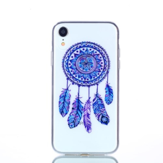 Pattern Printing TPU Back Phone Cover for iPhone XR 6.1 inch - Dream Catcher Apple Cases Mobile