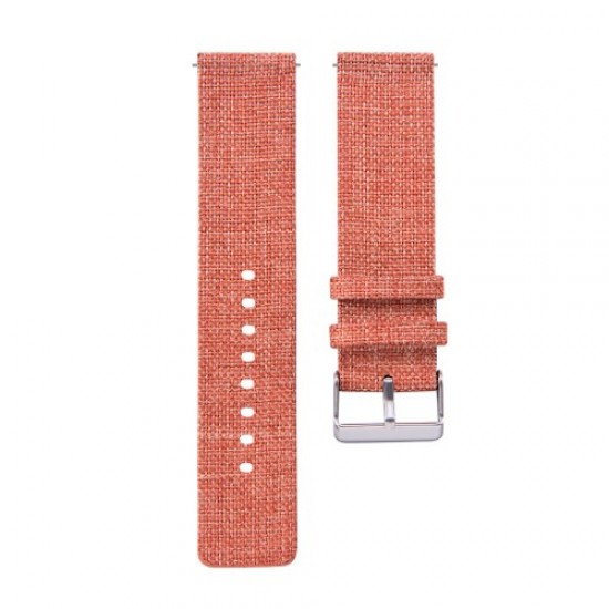 Classic Buckle Canvas Wristwatch Band for Huami Amazfit Watch Youth Edition - Orange Gadgets - Toys - Hobby