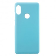 Rubberized Hard Plastic Mobile Phone Shell for Xiaomi Mi A2 / Mi 6X - Baby Blue