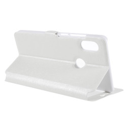 Δερμάτινη Θήκη Βιβλίο Smart Cover με Βάση Στήριξης (Όψη Μεταξιού) για Xiaomi Mi A2 / 6X - Λευκό Δερμάτινη Θήκη Βιβλίο Smart Cover με Βάση Στήριξης (Όψη Μεταξιού) για Xiaomi Mi A2 / 6X - Λευκό