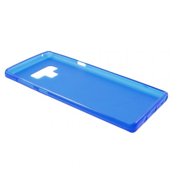 Double-Sided Matte Soft TPU Cellphone Cover for Samsung Galaxy Note9 N960 - Blue Samsung Cases Mobile