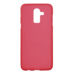 Double-sided Matte TPU Mobile Phone Cover for Samsung Galaxy J8 (2018) - Red