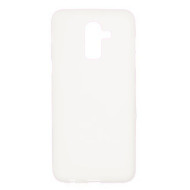 Double-sided Matte Soft TPU Mobile Phone Cover for Samsung Galaxy J8 (2018) - White