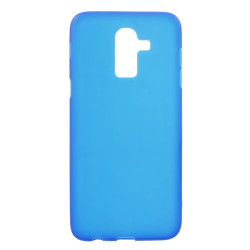 Double-sided Matte TPU Mobile Phone Case Cover for Samsung Galaxy J8 (2018) - Blue