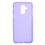 Double-sided Matte Flexible TPU Cellphone Protection Casing for Samsung Galaxy J8 (2018) - Purple
