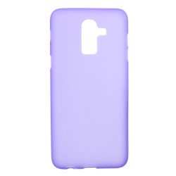 Double-sided Matte Flexible TPU Cellphone Protection Casing for Samsung Galaxy J8 (2018) - Purple