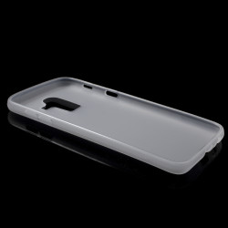 Double-sided Matte Soft TPU Mobile Phone Cover for Samsung Galaxy J8 (2018) - White