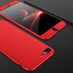 Detachable All-wrapped Matte PC Hard Shell for iPhone 8 Plus / 7 Plus - Red Detachable All-wrapped Matte PC Hard Shell for iPhone 8 Plus / 7 Plus - Red