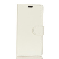 Litchi Texture Card Holder Leather Phone Case for Samsung Galaxy S9 Plus - White