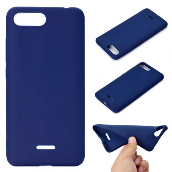 Soft Frosted Soft TPU Cell Phone Case for Xiaomi Redmi 6A - Blue XIAOMI Cases Mobile