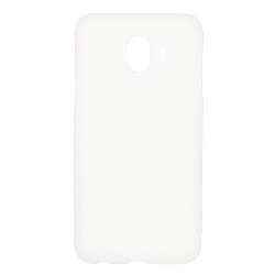 Double-sided Matte TPU Cell Phone Case for Samsung Galaxy J4 (2018) - White
