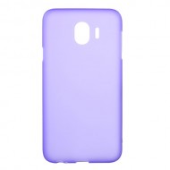 Double-sided Matte TPU Mobile Phone Case for Samsung Galaxy J4 (2018) - Purple