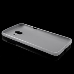 Double-sided Matte TPU Cell Phone Case for Samsung Galaxy J4 (2018) - White