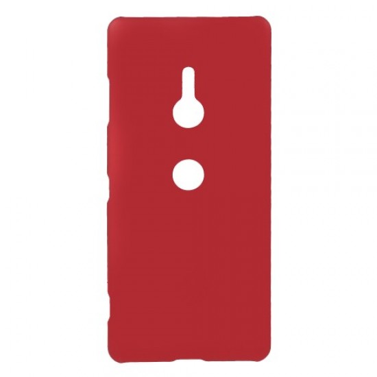 Rubberized Hard Plastic Case for Sony Xperia XZ3 - Red Sony Cases Mobile