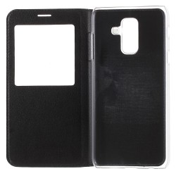 Δερμάτινη Θήκη Βιβλίο Smart Cover για Samsung Galaxy A6 (2018) - Μαύρο Δερμάτινη Θήκη Βιβλίο Smart Cover για Samsung Galaxy A6 (2018) - Μαύρο