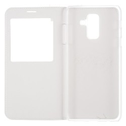 Δερμάτινη Θήκη Βιβλίο Smart Cover για Samsung Galaxy A6 (2018) - Λευκό Δερμάτινη Θήκη Βιβλίο Smart Cover για Samsung Galaxy A6 (2018) - Λευκό