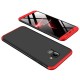 GKK Detachable 3-Piece All-wrapped Matte PC Case for Samsung Galaxy A6 (2018) - Black / Red Samsung Cases Mobile