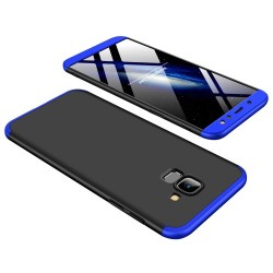GKK Detachable 3-Piece All-wrapped Matte PC Cover Shell for Samsung Galaxy A6 (2018) - Black / Blue GKK Detachable 3-Piece All-wrapped Matte PC Cover Shell for Samsung Galaxy A6 (2018) - Black / Blue