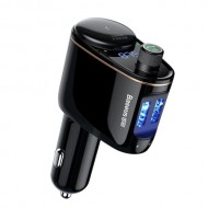BASEUS Bluetooth Hands-free Music Player FM Transmitter Car Charger Car Kit για όλα τα Smartphones