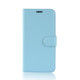 Litchi Skin Wallet Leather Magnetic Case for Samsung Galaxy J6 (2018) - Baby Blue Samsung Cases Mobile