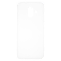 For Samsung Galaxy J6 (2018) Double-sided Frosted TPU Phone Shell - Transparent