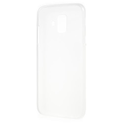For Samsung Galaxy J6 (2018) Double-sided Frosted TPU Phone Shell - Transparent