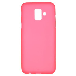 For Samsung Galaxy J6 (2018) Double-sided Frosted TPU Mobile Casing - Red