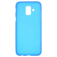 Θήκη Σιλικόνης TPU Ματ για Samsung Galaxy J6 (2018) - Μπλε