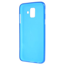For Samsung Galaxy J6 (2018) Double-sided Frosted TPU Gel Casing Cover - Blue