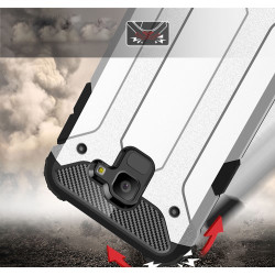 Armor Guard Plastic + TPU Combo Case for Samsung Galaxy J6 (2018) - Red