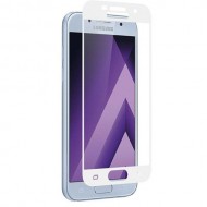 Σκληρυμένο Γυαλί (Tempered Glass) Προστασίας Οθόνης Πλήρης Κάλυψης για Samsung Galaxy A5 (2017) A520 - Λευκό