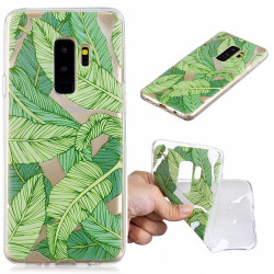 Θήκη Σιλικόνης TPU για Samsung Galaxy S9 Plus SM-G95 - Πράσινα Φύλλα