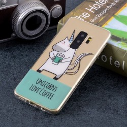Patterned IMD TPU Back Case for Samsung Galaxy S9 Plus SM-G965 - Unicorns Love Coffee Patterned IMD TPU Back Case for Samsung Galaxy S9 Plus SM-G965 - Unicorns Love Coffee