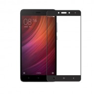 Σκληρυμένο Γυαλί (Tempered Glass) Προστασίας Οθόνης Πλήρης Κάλυψης για Xiaomi Redmi Note 4 (Mediatek) - Μαύρο