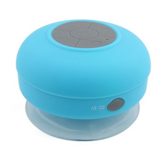 Mini Suction Cup Wireless Bluetooth Speaker IPX4 Waterproof Shower Speaker for iPhone 7/7 Plus etc. - Blue Bluetooth Headsets / Speakers