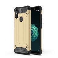 Armor Guard Plastic + TPU Hybrid Cover Case for Xiaomi Mi 6X - Gold