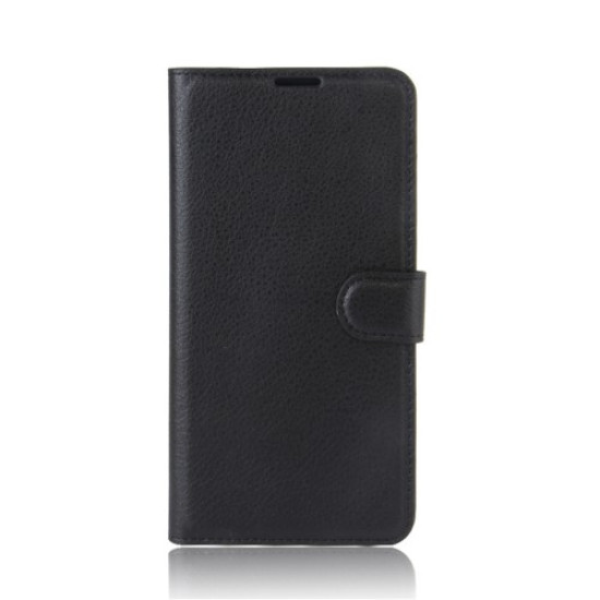 Litchi Texture Leather Wallet Phone Case with Stand for Xiaomi Redmi Note 4X - Black XIAOMI Cases Mobile