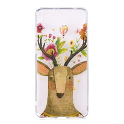 Pattern Printing IMD TPU Cell Phone Casing for Huawei P20 - Flowered Elk