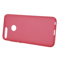 Θήκη Σιλικόνης TPU Ματ για Huawei P Smart/Enjoy 7S - Κόκκινο