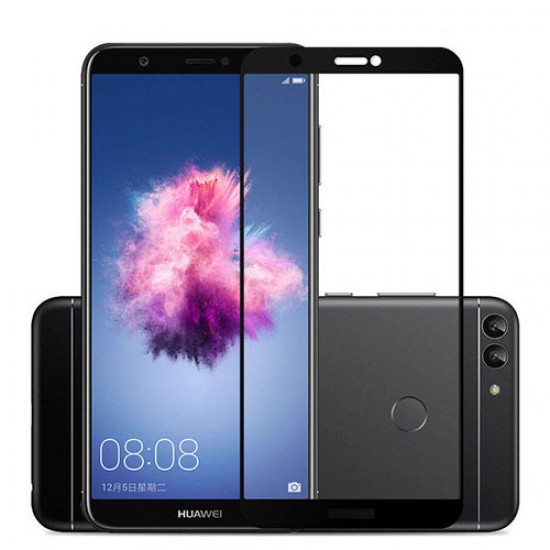 MOCOLO Σκληρυμένο Γυαλί (Tempered Glass) Προστασίας Οθόνης Πλήρης Κάλυψης για Huawei P Smart / Enjoy 7S - Μαύρο Huawei Προστατευτικά οθόνης