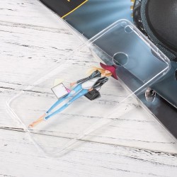 Θήκη Σιλικόνης TPU Εξαιρετικά Διάφανη για Huawei P8 Lite (2017) / Honor 8 Lite - Κορίτσι με Τζιν και Ψώνια